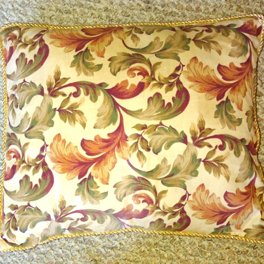2 Elegant Double sided throw pillows